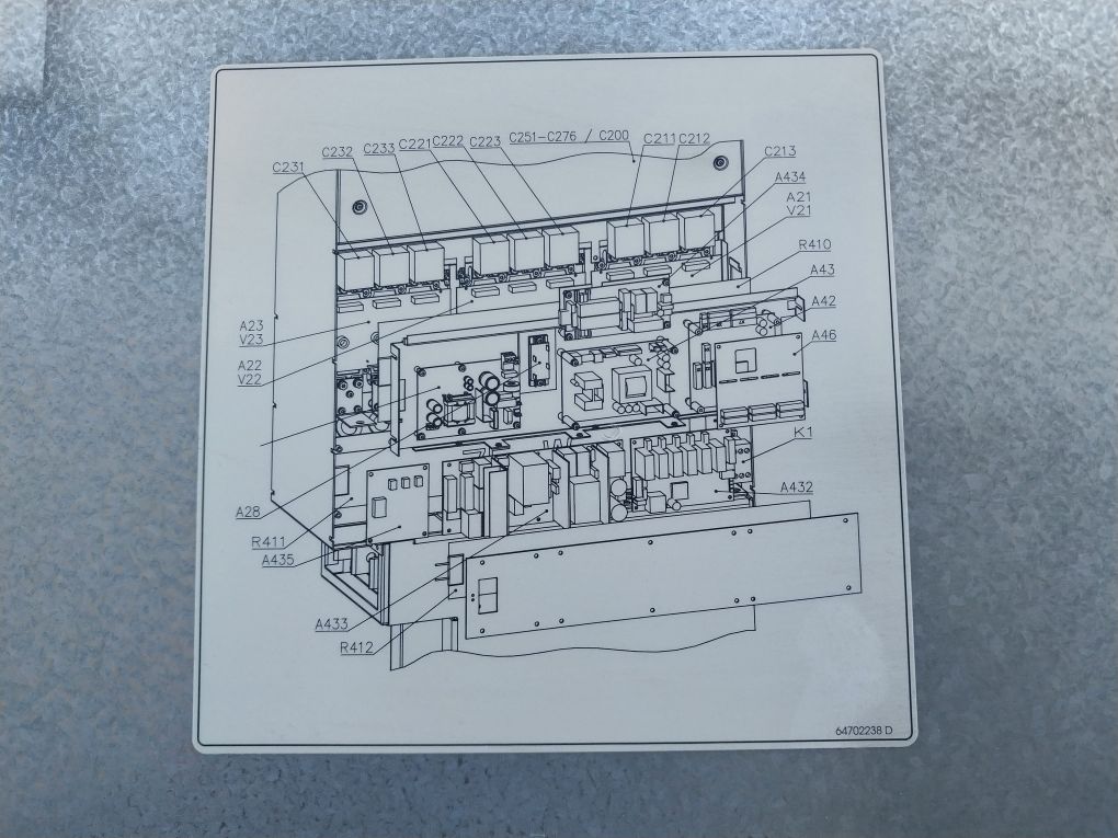 Abb Acs800-104-0580-7+C126+E205+V991 1000A