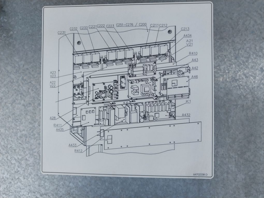 Abb Acs800-104-0580-7+C126+E205+V991 Fr4