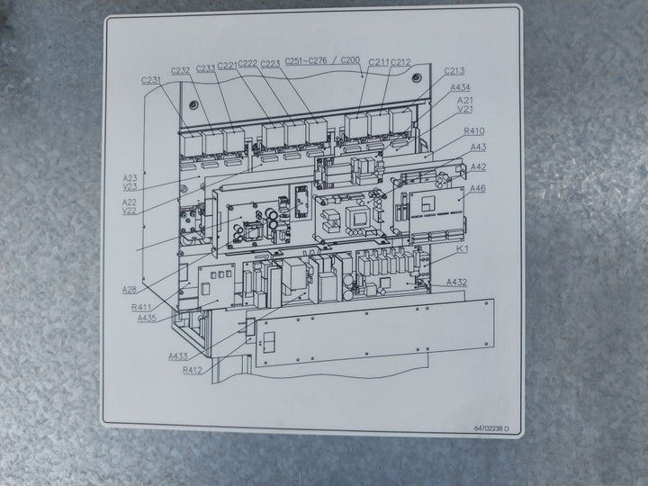 Abb Acs800-104-0580-7+C126+E205+V991 Fr4