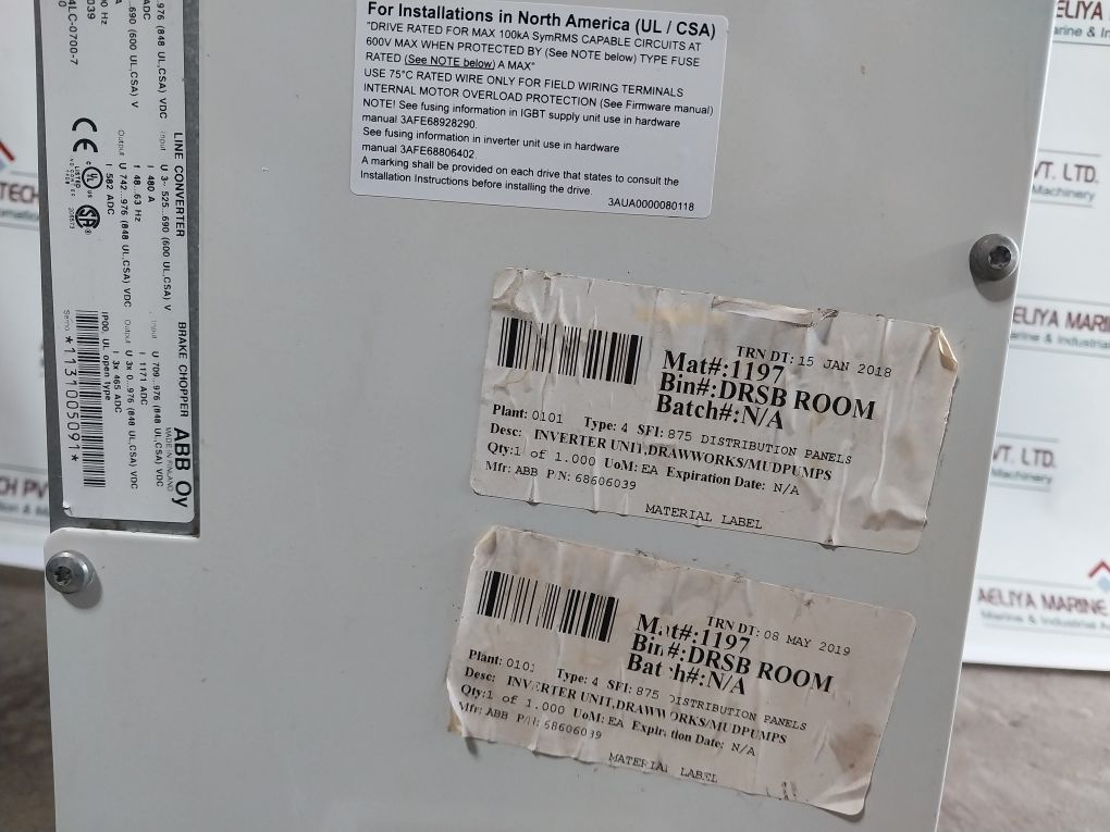 Abb Acs800-104Lc-0700-7+E205+Q950