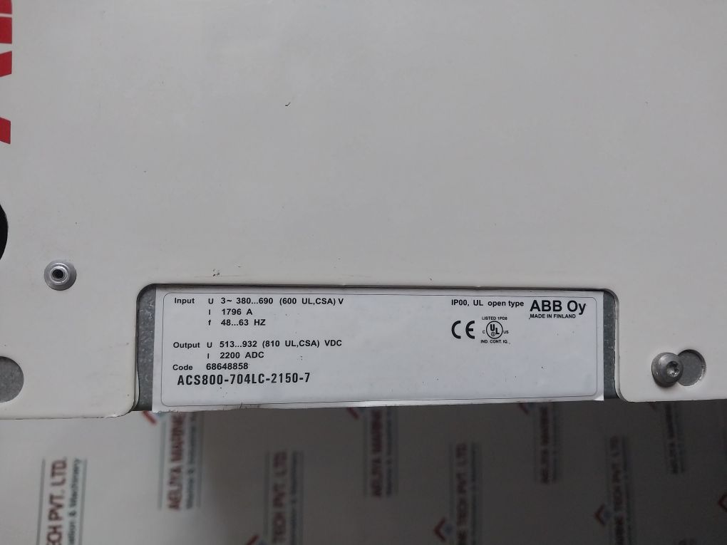 Abb Acs800-704Lc-2150-7 2200 Adc