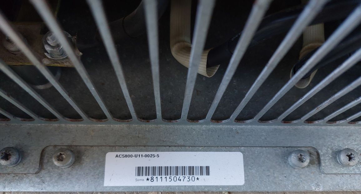 Abb Acs800-u11-0025-5 Drive Control Panel