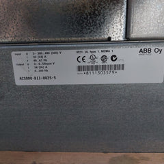 Abb Acs800-u11-0025-5 Drive Control Panel