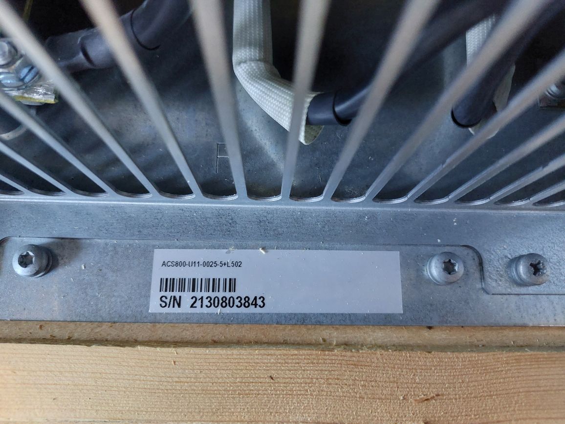 Abb Acs800-u11-0025-5+L502 Drive Control Panel