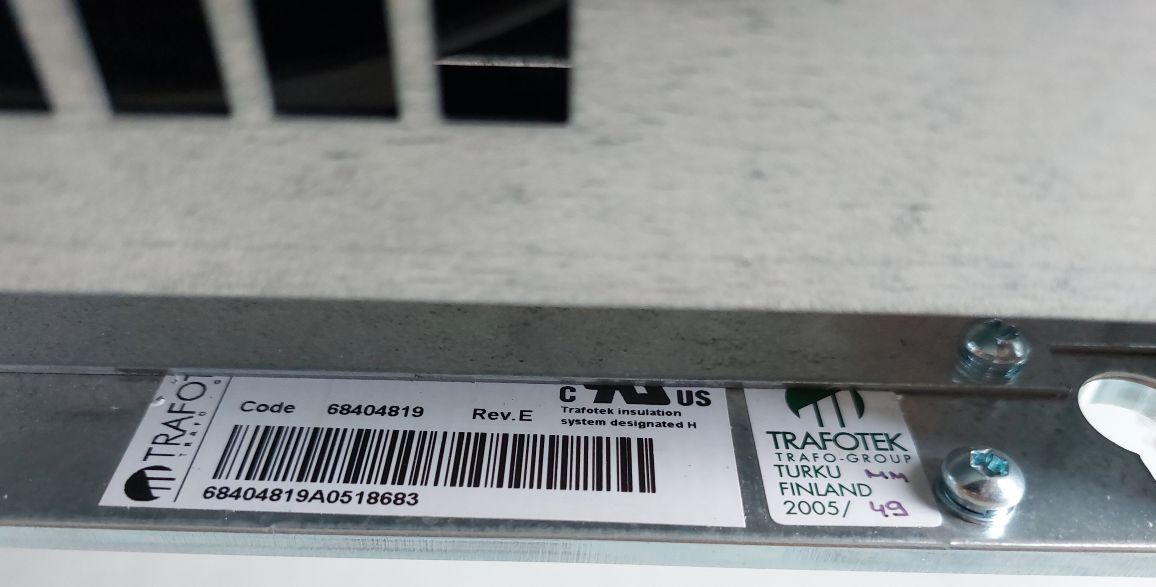 Abb Acs800-u11-0025-5 Trafotek Insulation Drive Control Panel