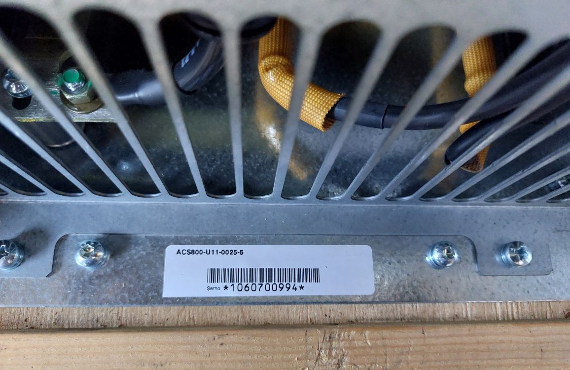 Abb Acs800-u11-0025-5 Trafotek Insulation Drive Control Panel