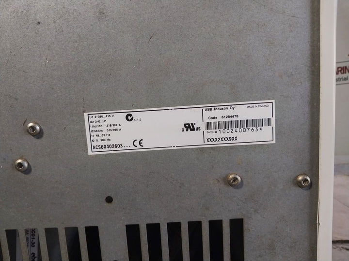 Abb Acs60402603 Drive Acs 600