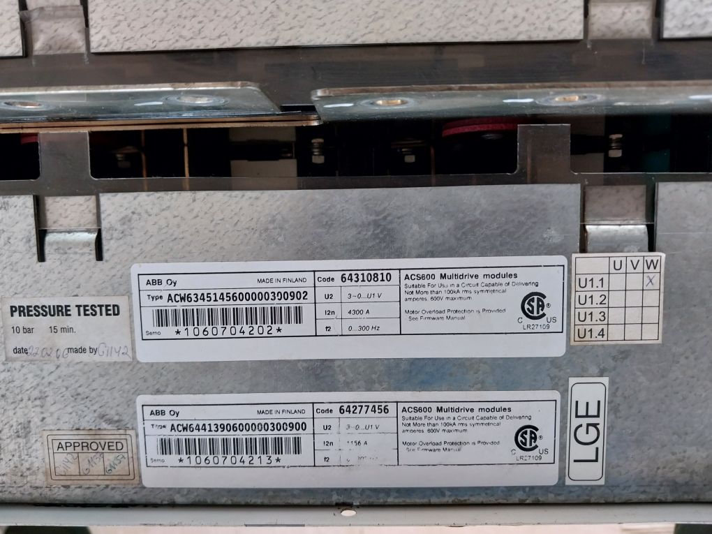 Abb Acw6345145600000300902, Acs 600 Multidrive Module