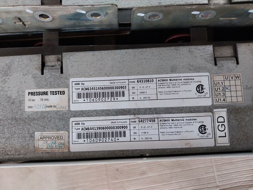 Abb Acw6345145600000300902 Multidrive Module Acs600
