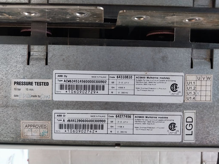 Abb Acw6441390600000300900, Acs600 Multidrive Module