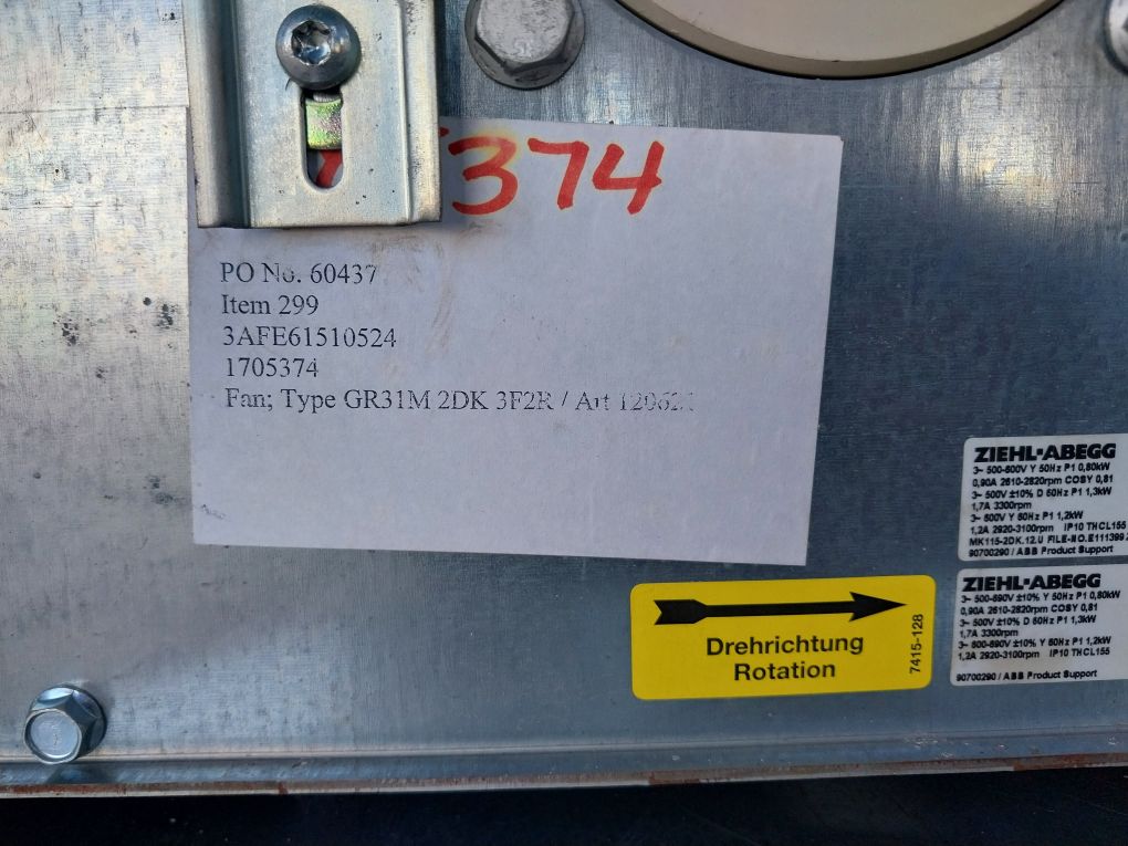 Abb Acs 600 Ac Variable Frequency Drive Acw6842600600000300