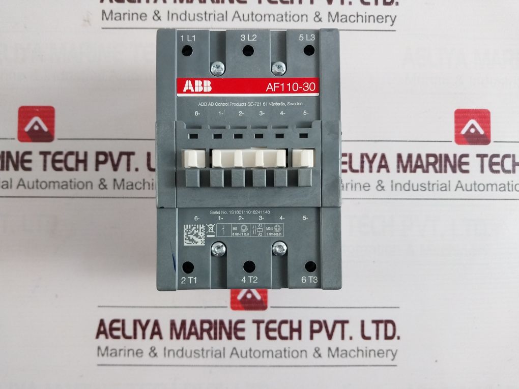Abb Af110-30 Contactor 140A 600V Ac