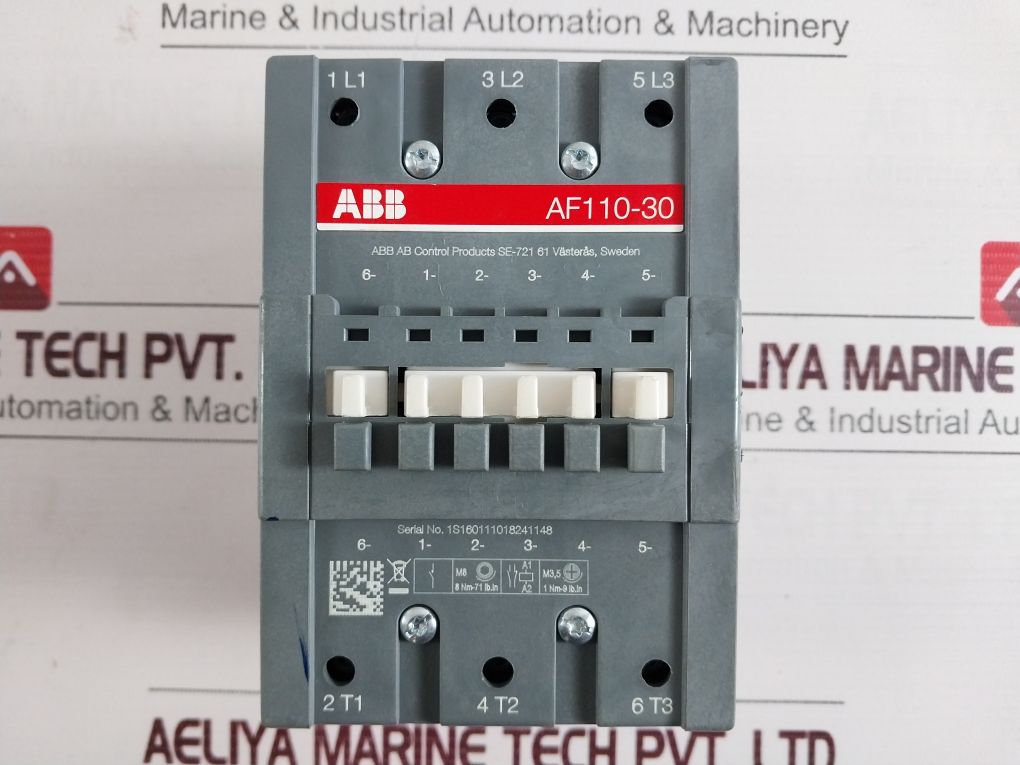 Abb Af110-30 Contactor 140A 600V Ac