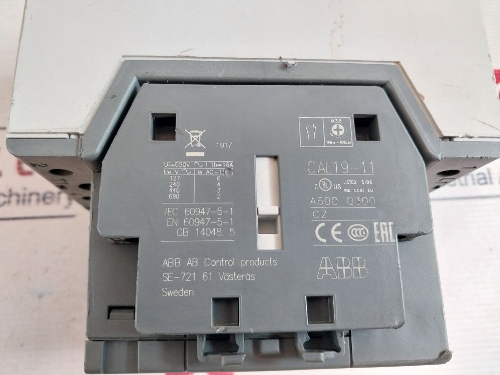 Abb Af116-30 Contactor 1Sfc100003M0201