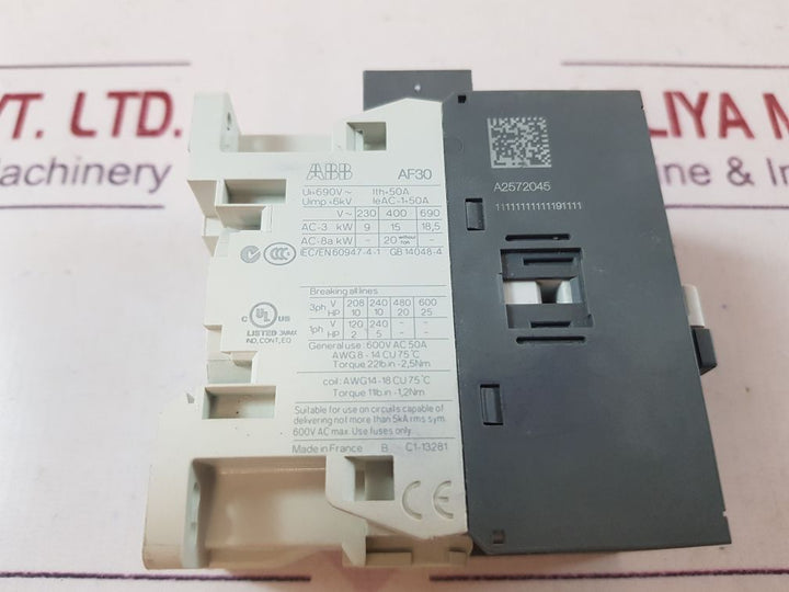 Abb Af30-30-00-14 Contactor
