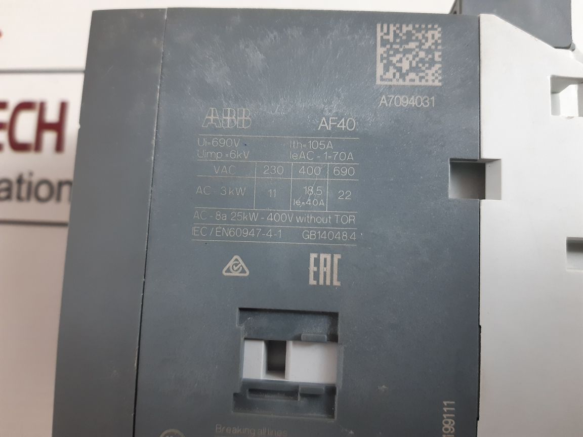 Abb af40-30-00-14 contactor