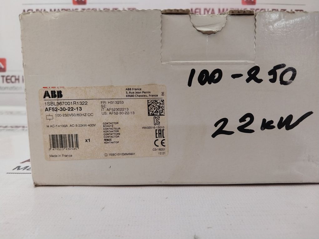 Abb Af52-30-22-13 Contactor