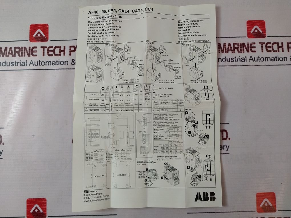 Abb Af52-30-22-14 Contactor 1Sbl367001R1422