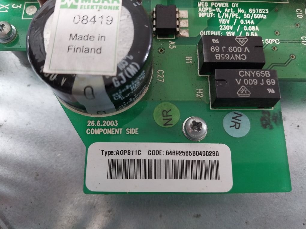 Abb Agps11C Inverter Protection Board