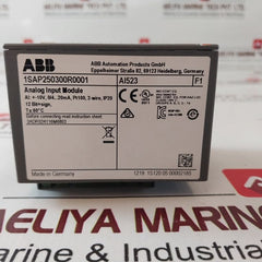 Abb Ai523 1Sap250300R0001 Analog Input Module