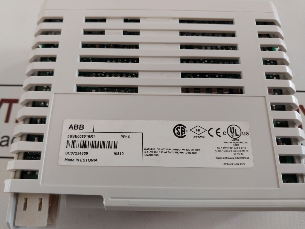 Abb Ai810 3Bse008516R1 Analog Input Module