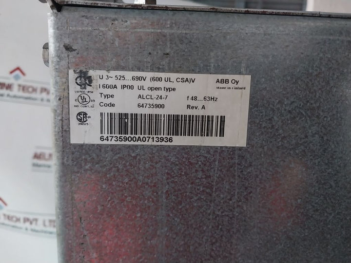 Abb Alcl-24-7 600 A