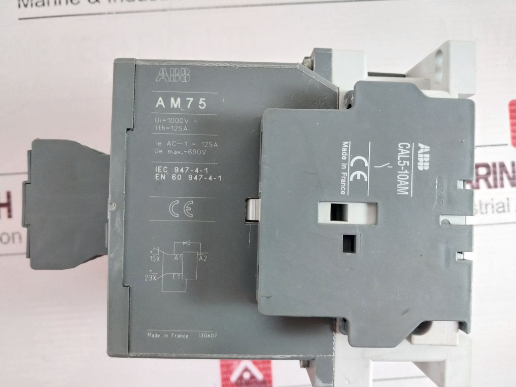 Abb Am75-22-22 Contactor-motor Protection 110Vdc