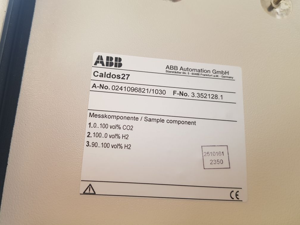Abb Ao2040 Advance Optima Continuous Gas Analyzer