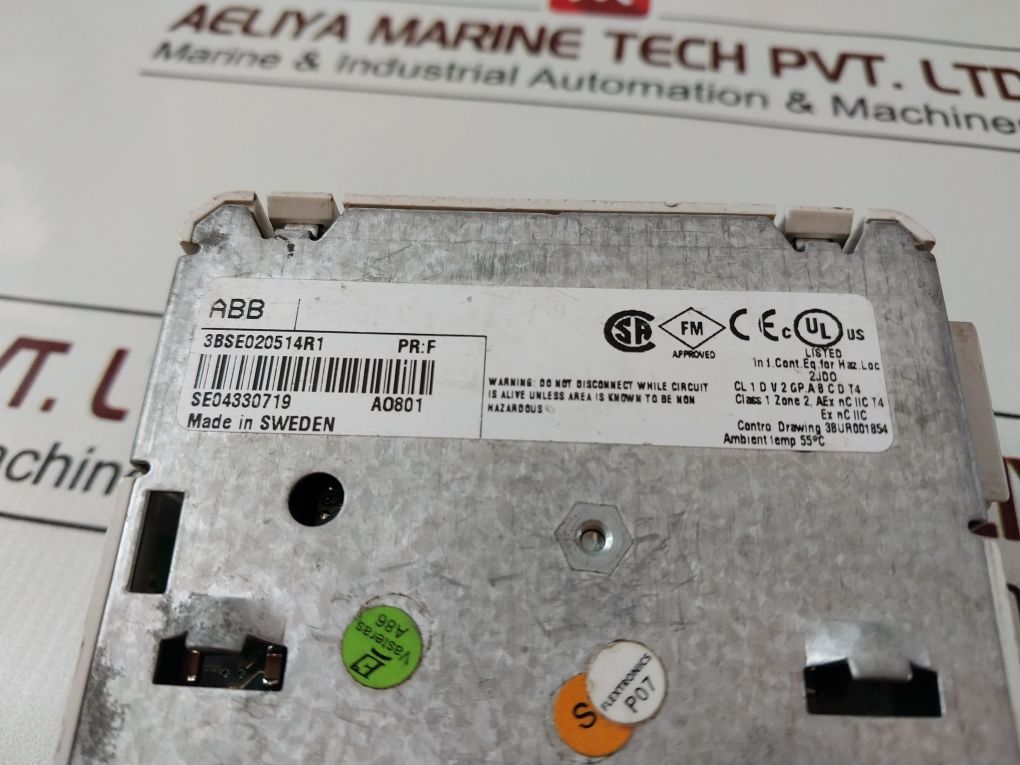 Abb Ao801 3Bse020514R1 Analog Output Module Pr: F