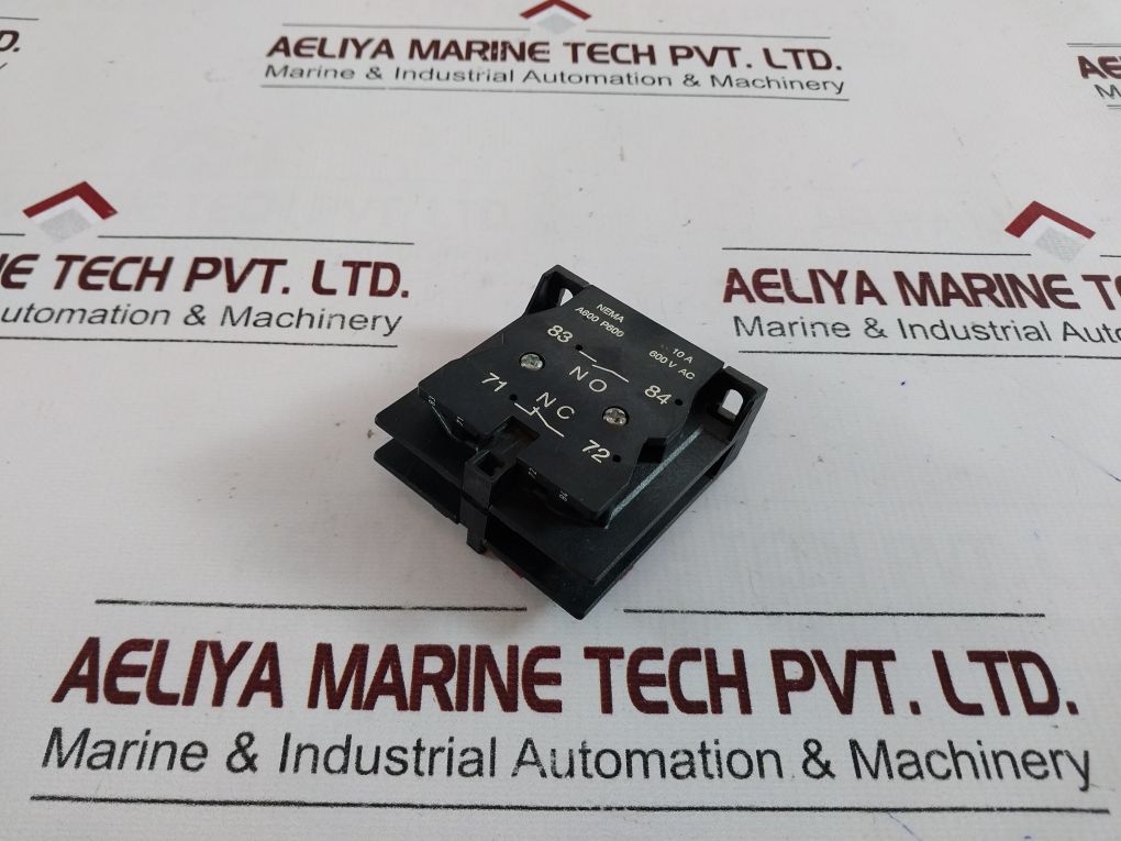 Abb Auxiliary Contact Block Nema A600 P600