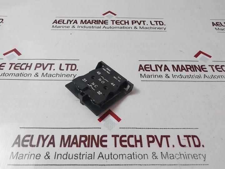 Abb Auxiliary Contact Block Nema A600 P600 600 V Ac