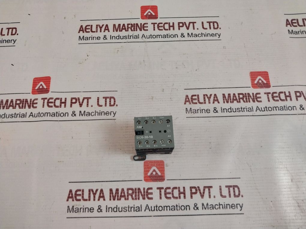 Abb Bc6-30-10 3 Phase Mini Contactor 12A, 300 Vac

