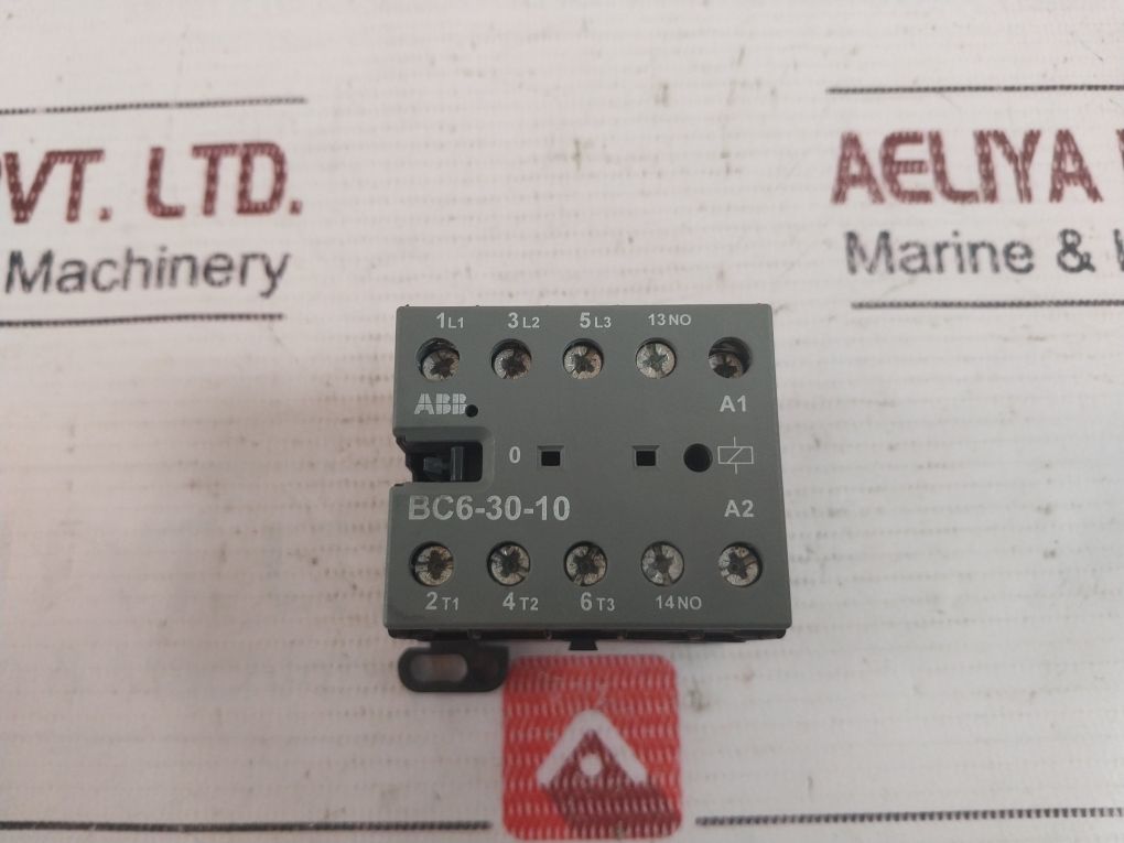 Abb Bc6-30-10 3 Phase Mini Contactor 12A, 300 Vac