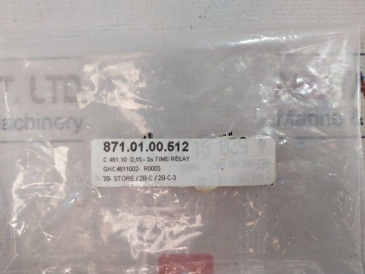 Abb C461.10 Time Delay Relay 5A 250Vac