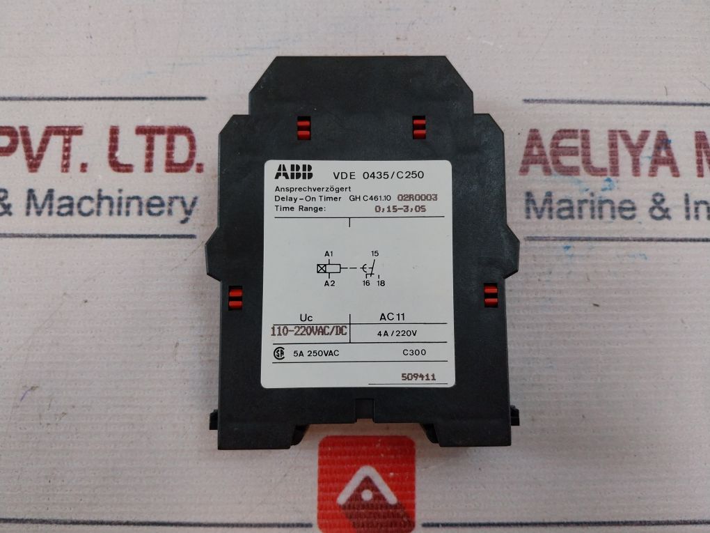 Abb C461.10 Time Delay Relay 5A 250Vac