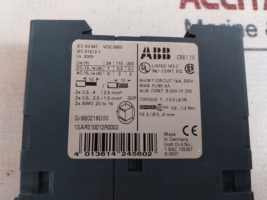 Abb C561.10 Time Relay