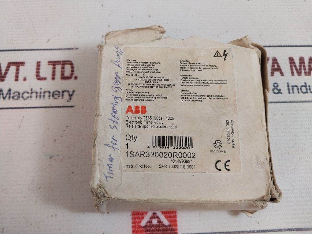 Abb C565 Electronic Time Relay 24V Ac/Dc