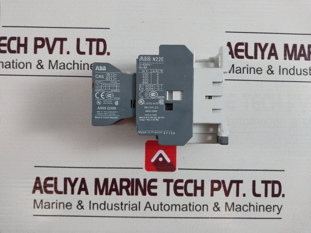 Abb N22E Control Relay Ca5-01,Ca5-10 Auxiliary Contact