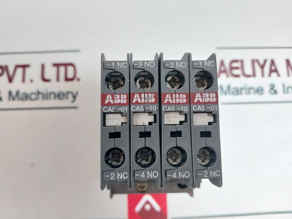 Abb Ca5-01 Contactor,Ta525 Du Relay With Cal5-11 Auxiliary Contact Block Set