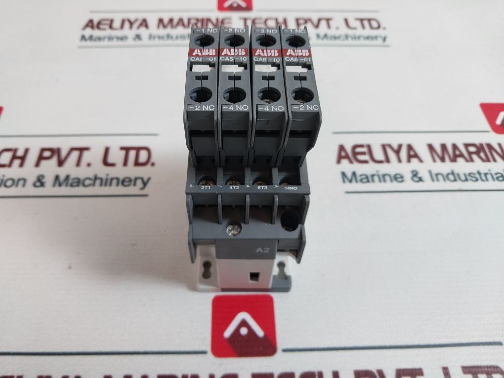 Abb Ca5-01 Contactor,Ta525 Du Relay With Cal5-11 Auxiliary Contact Block Set