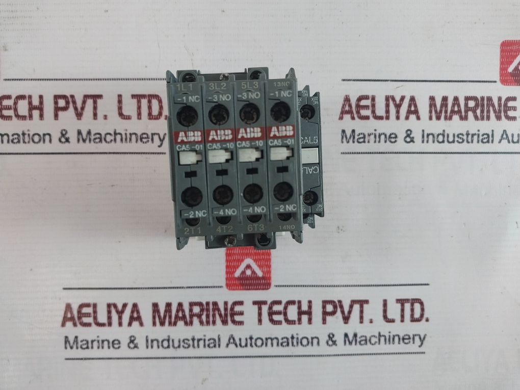 Abb Ca5-01 Contactor With Cal5-11 Auxiliary Contact Block