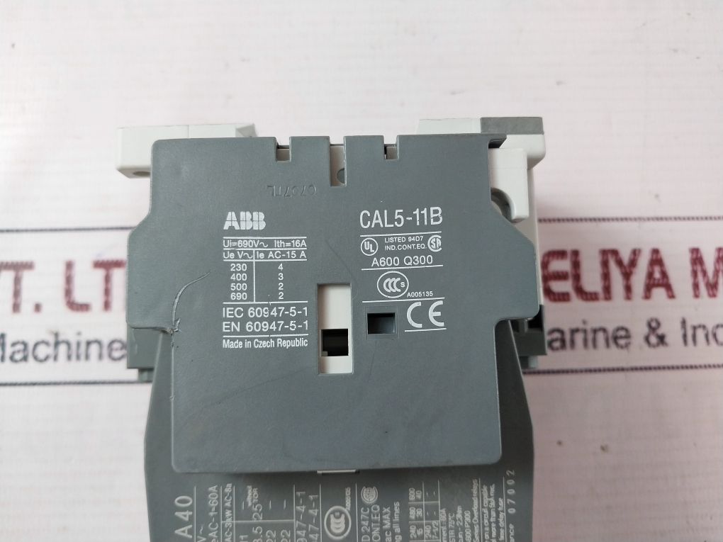 Abb Ca5-10 Auxiliary Contact Block 690V