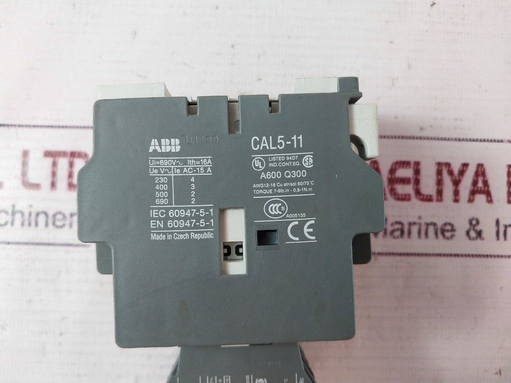 Abb Ca5-10 Auxiliary Contact Block 21A
