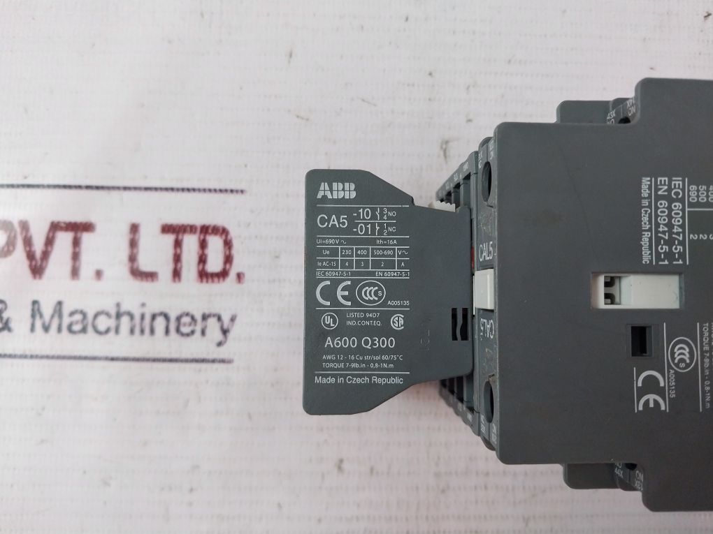Abb Ca5-10 Auxiliary Contact Block 21A