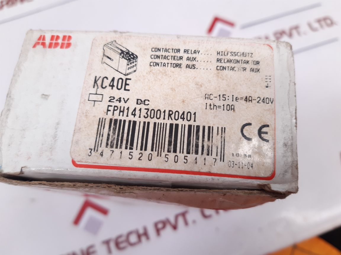 Abb Ca5-11/11E Contactor Relay With Kc40E Contactor