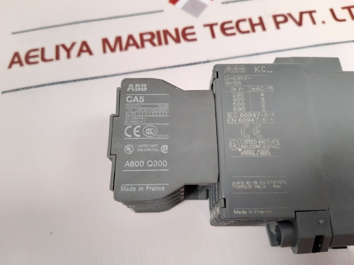 Abb Ca5-11/11E Contactor Relay With Kc40E Contactor