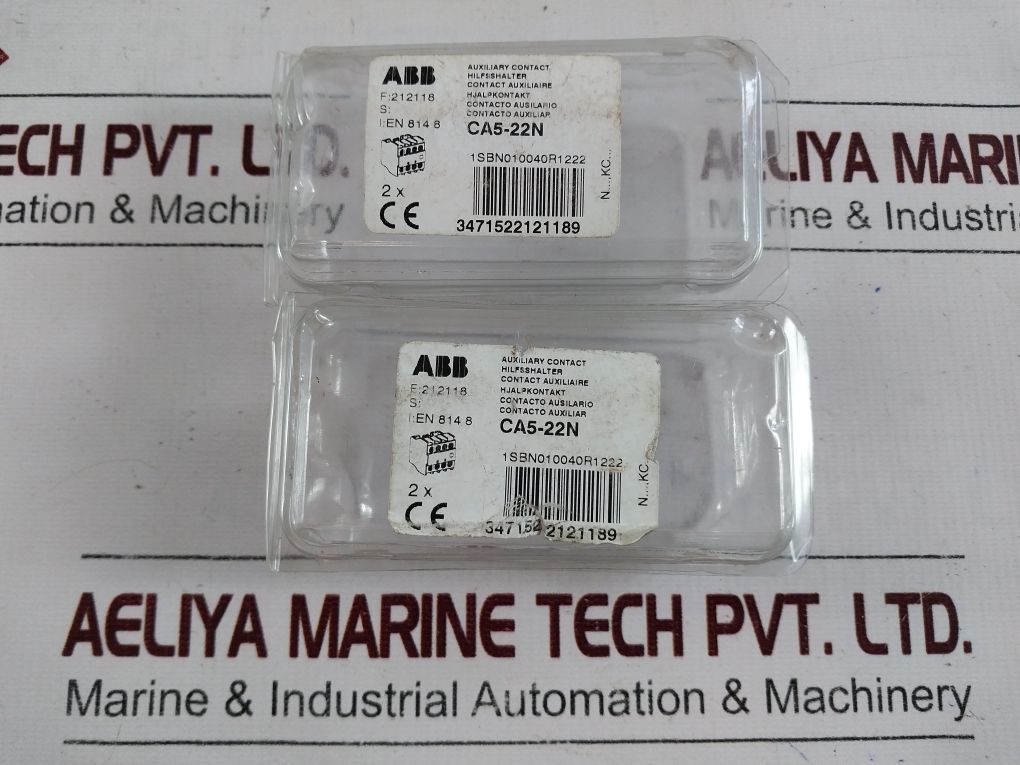 Abb Ca5-22N Ca5 Auxiliary Contact Block 1Sbn010040R1222