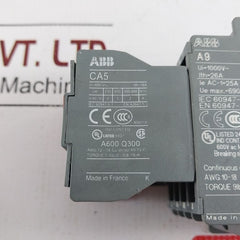 Abb Ca5 A9 Contactor With Ca5-40E Auxiliary Contact Block