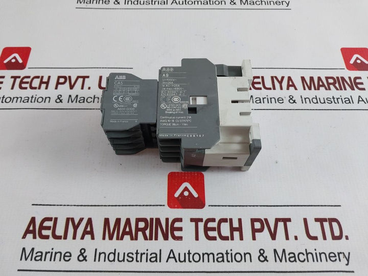 Abb Ca5 A9 Contactor With Ca5-40E Auxiliary Contact Block
