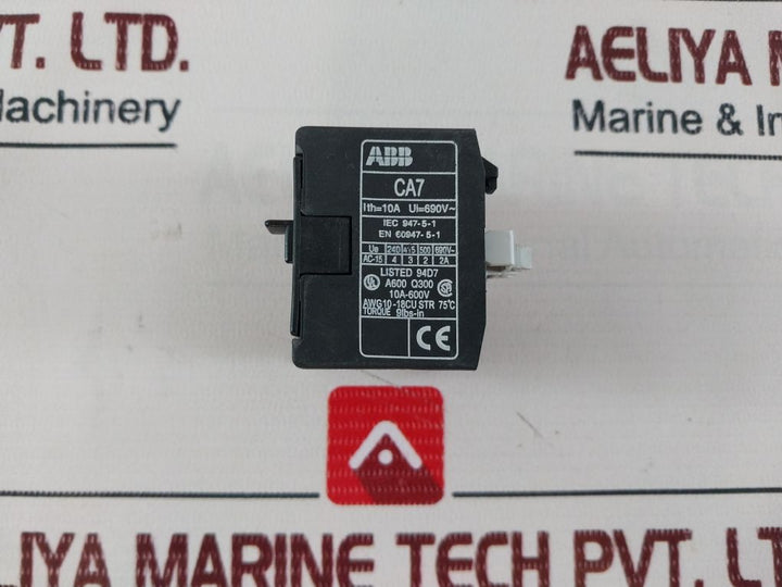 Abb Ca7-04E Auxiliary Contact Block 10A 690V